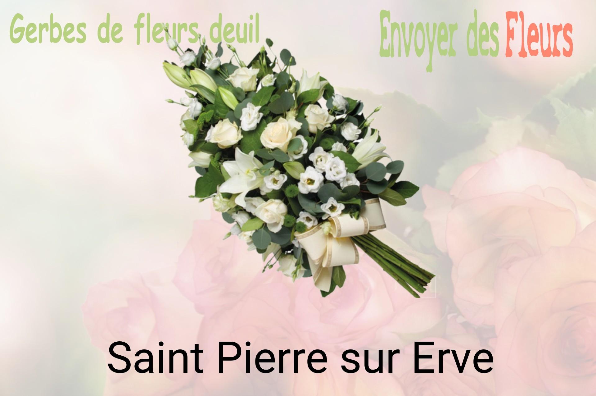Gerbe de fleurs de deuil livrée à Saint-Pierre-sur-Erve